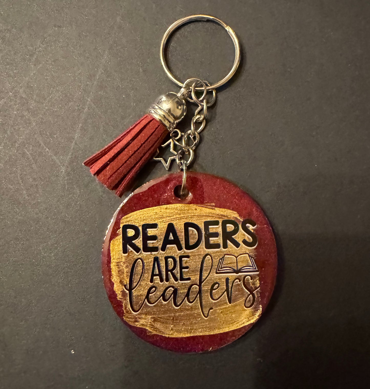 Bookish Quote Resin Keychain
