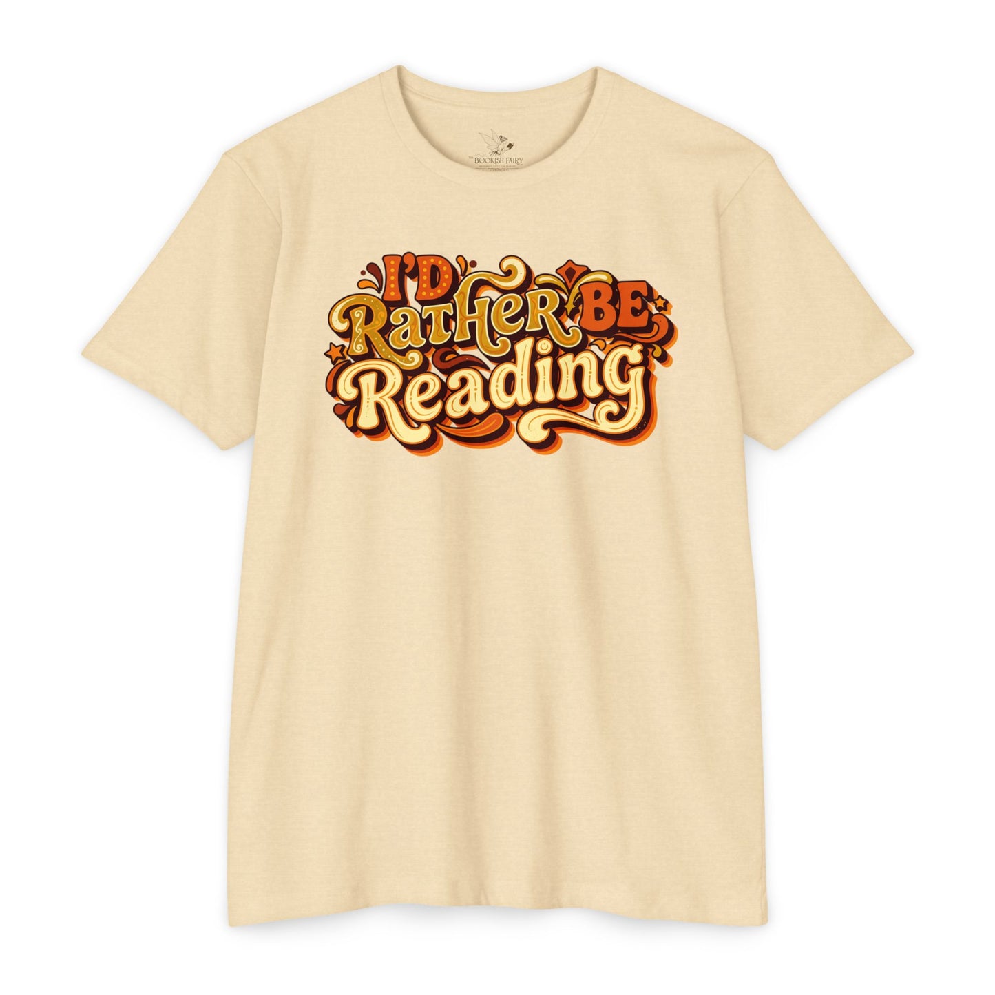 I'd Rather Be Reading T-Shirt – Retro Book Lover Tee