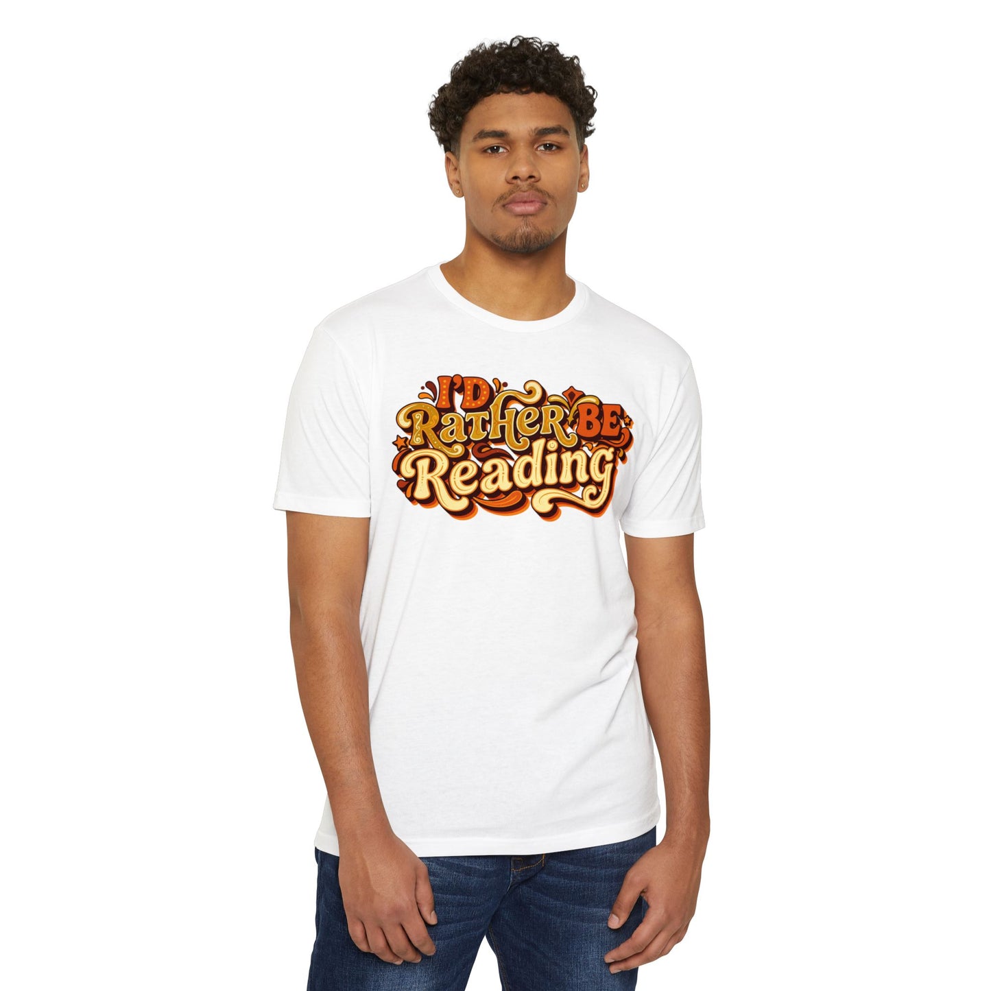 I'd Rather Be Reading T-Shirt – Retro Book Lover Tee