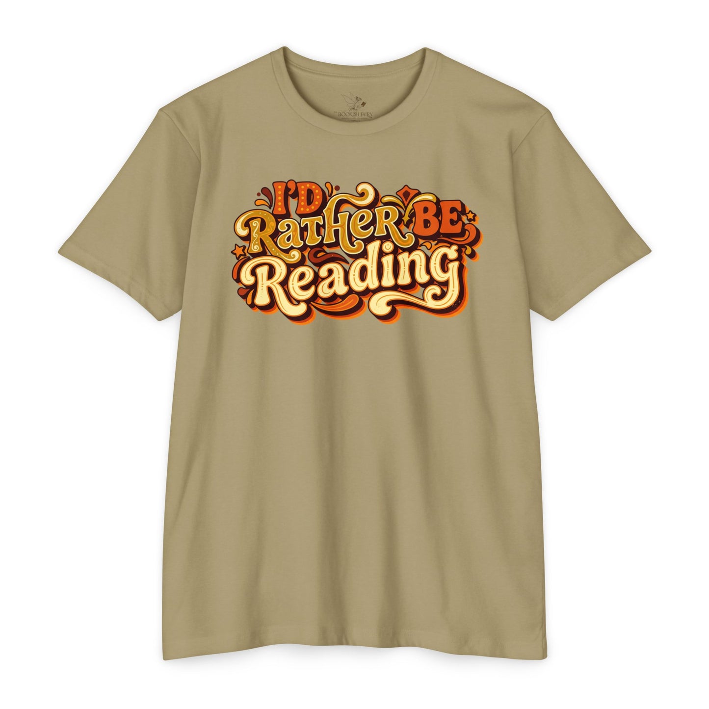 I'd Rather Be Reading T-Shirt – Retro Book Lover Tee