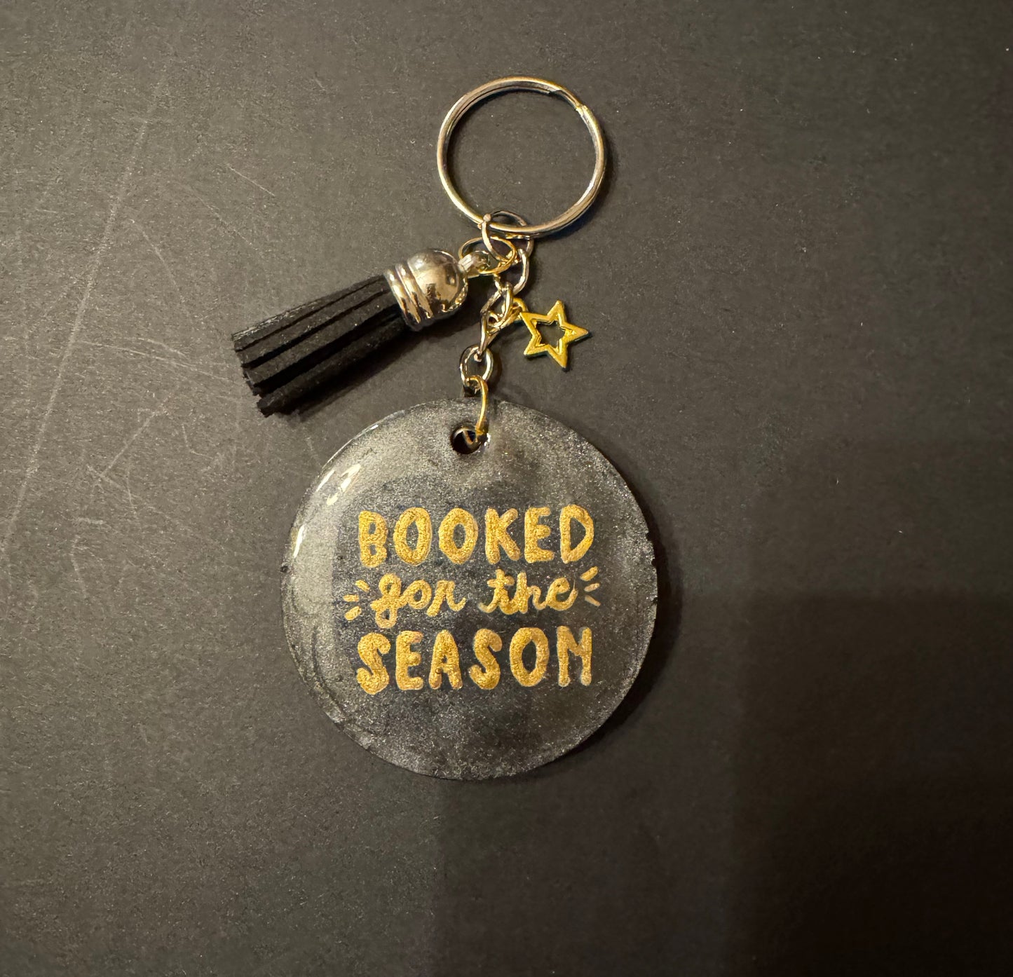 Bookish Quote Resin Keychain