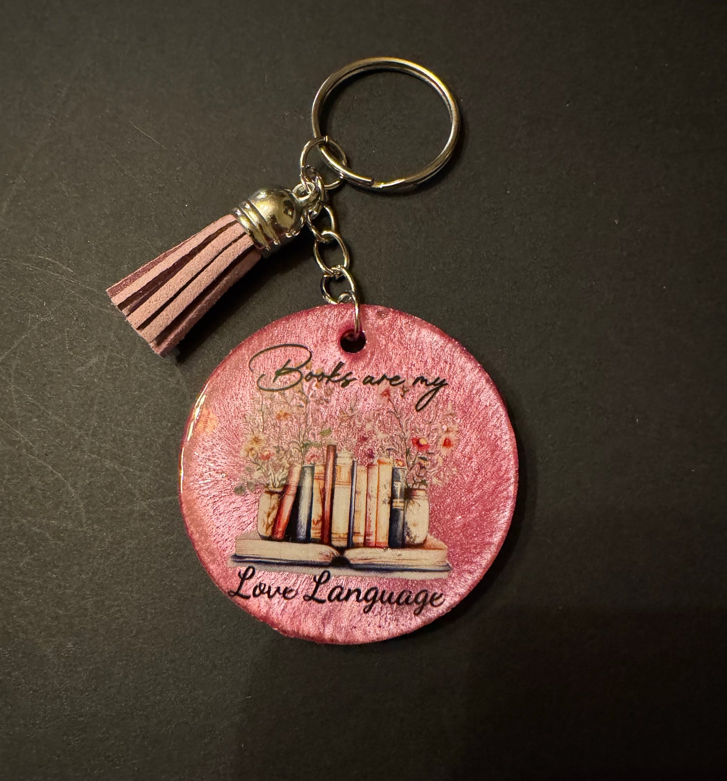 Bookish Quote Resin Keychain