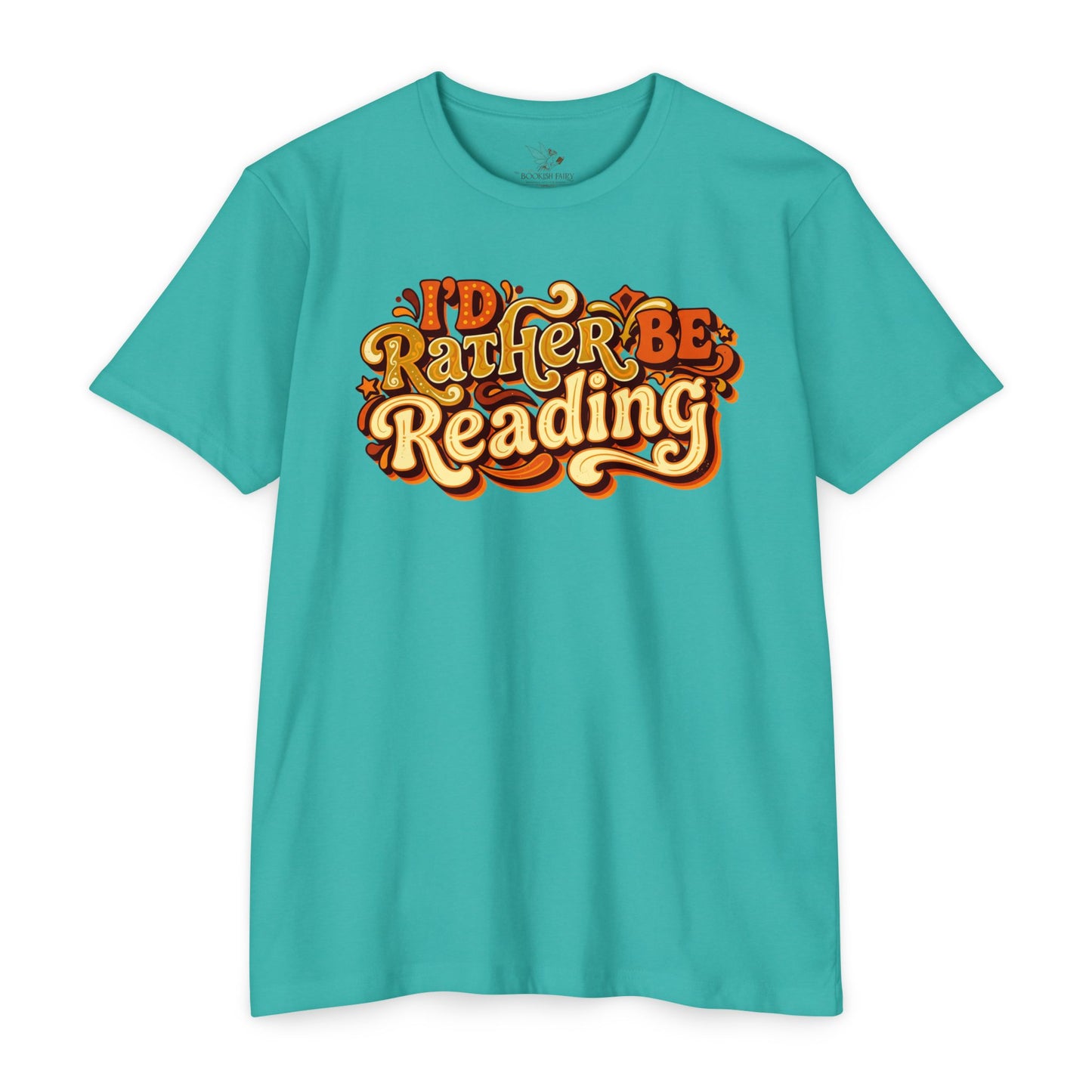 I'd Rather Be Reading T-Shirt – Retro Book Lover Tee