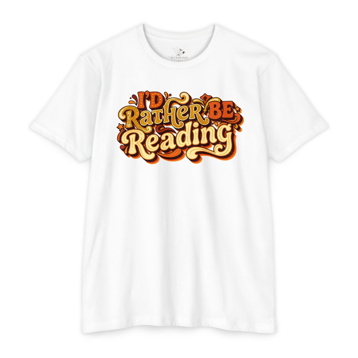 I'd Rather Be Reading T-Shirt – Retro Book Lover Tee