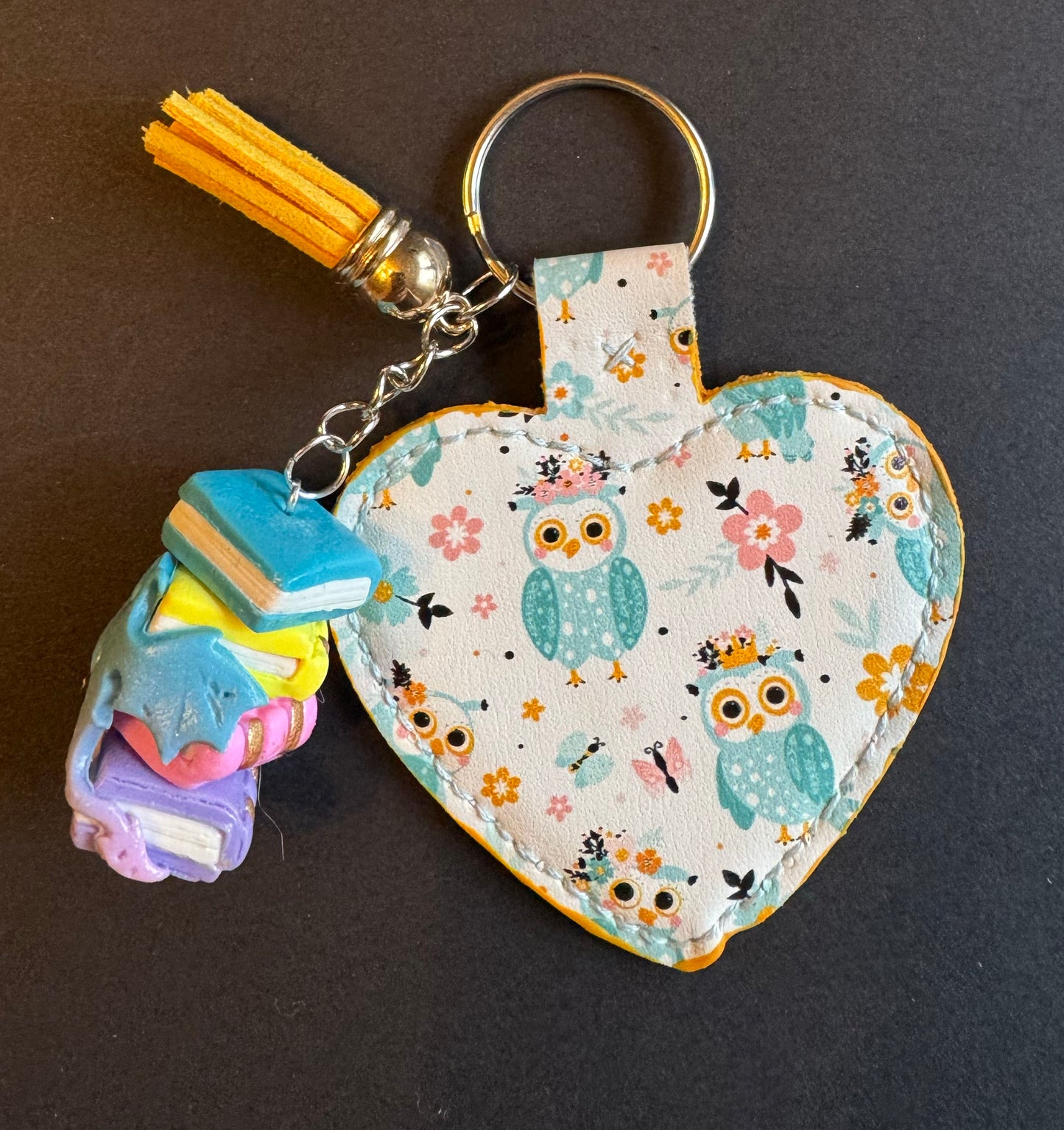 Dragon’s Hoard Bookstack Keychain