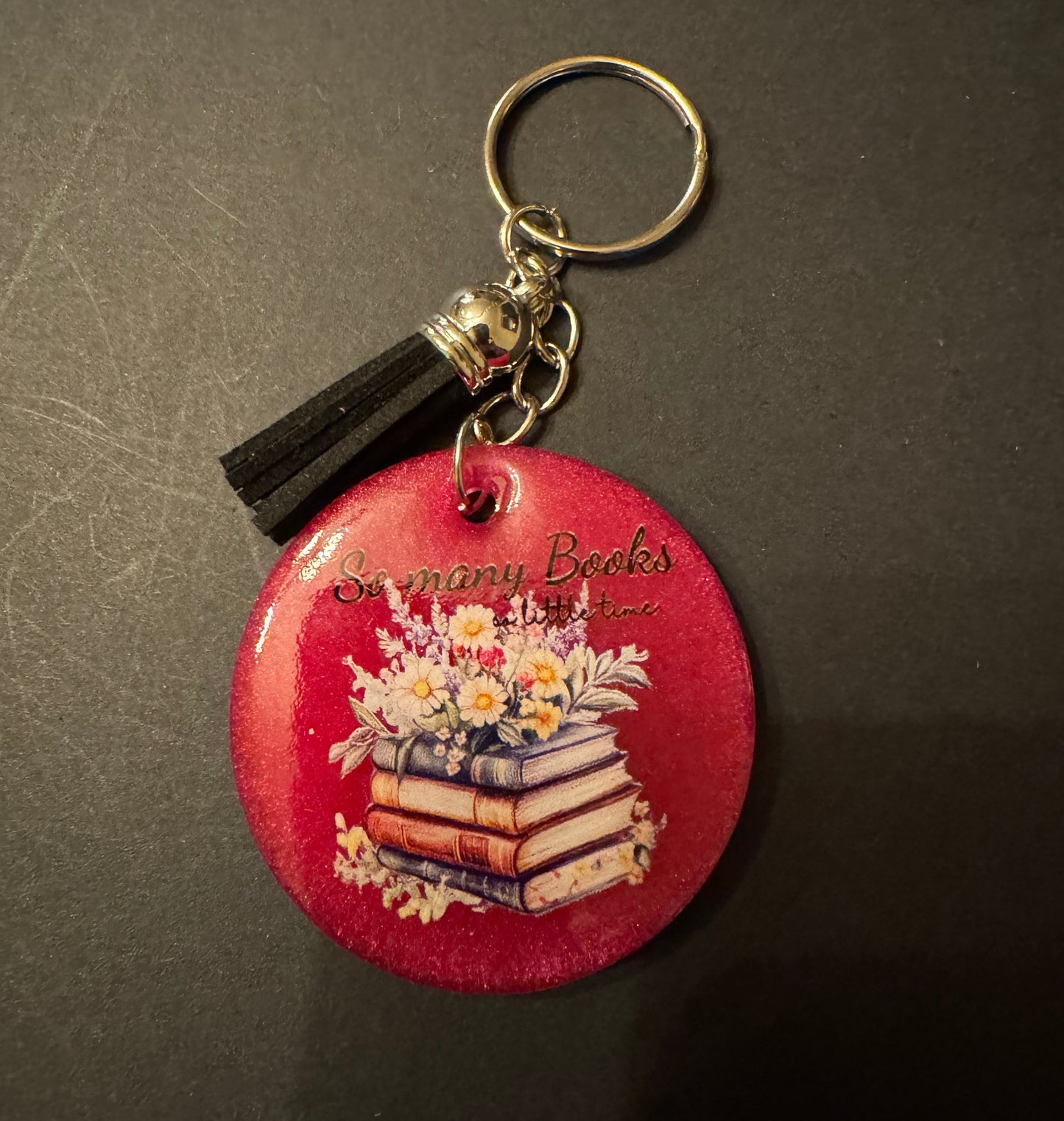 Bookish Quote Resin Keychain