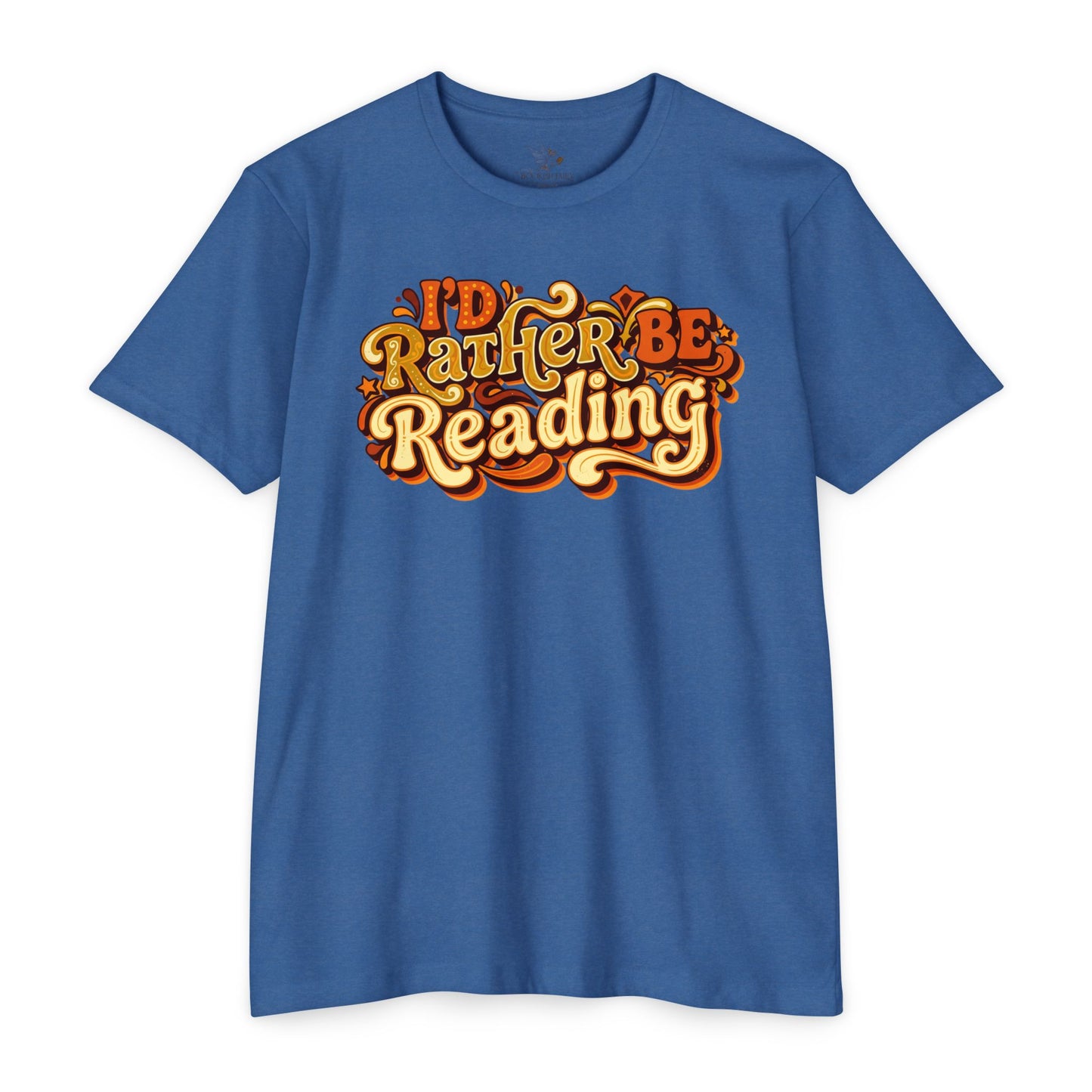 I'd Rather Be Reading T-Shirt – Retro Book Lover Tee