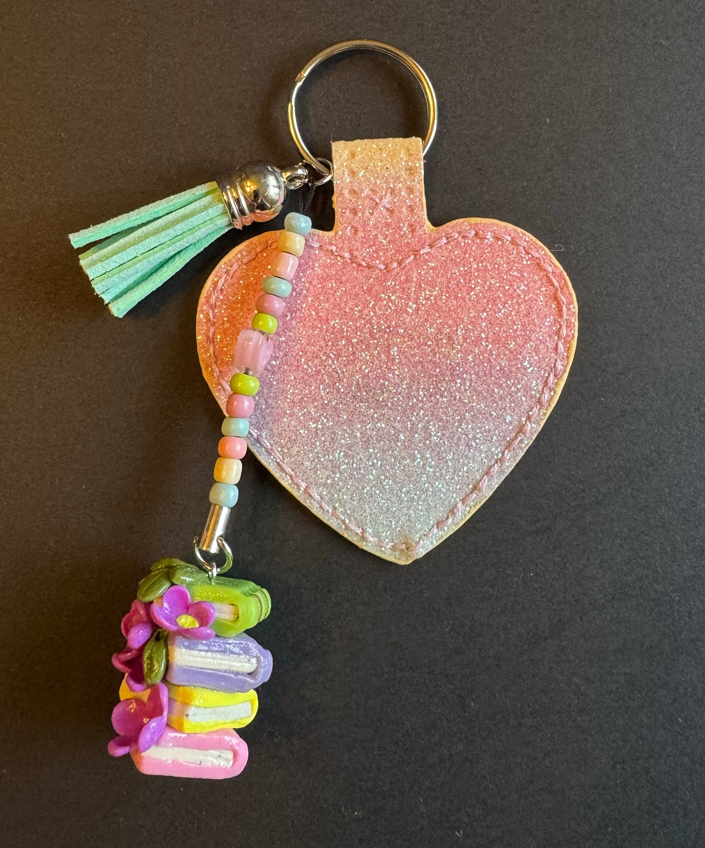 Dragon’s Hoard Bookstack Keychain