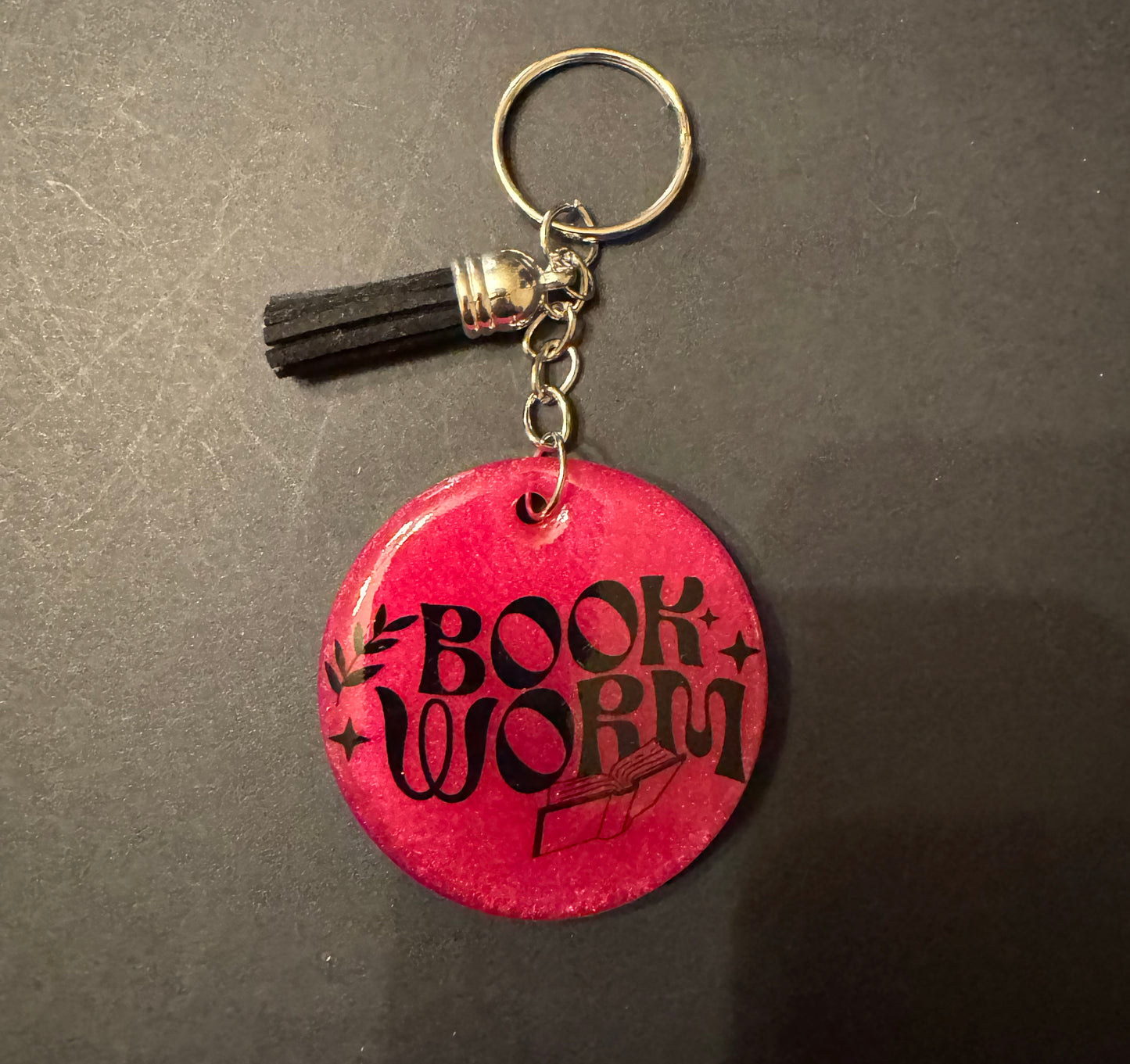Bookish Quote Resin Keychain