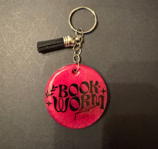 Bookish Quote Resin Keychain
