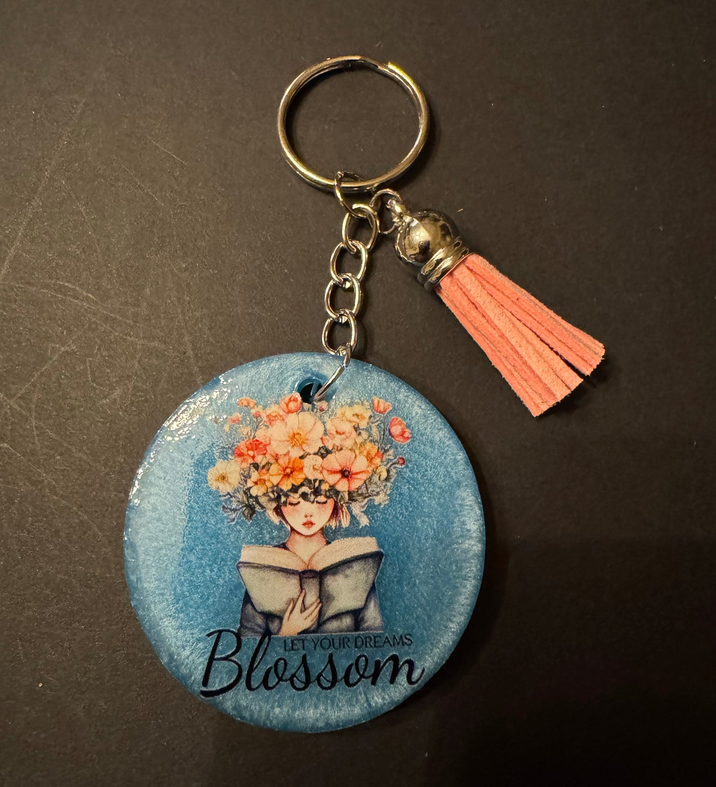 Bookish Quote Resin Keychain