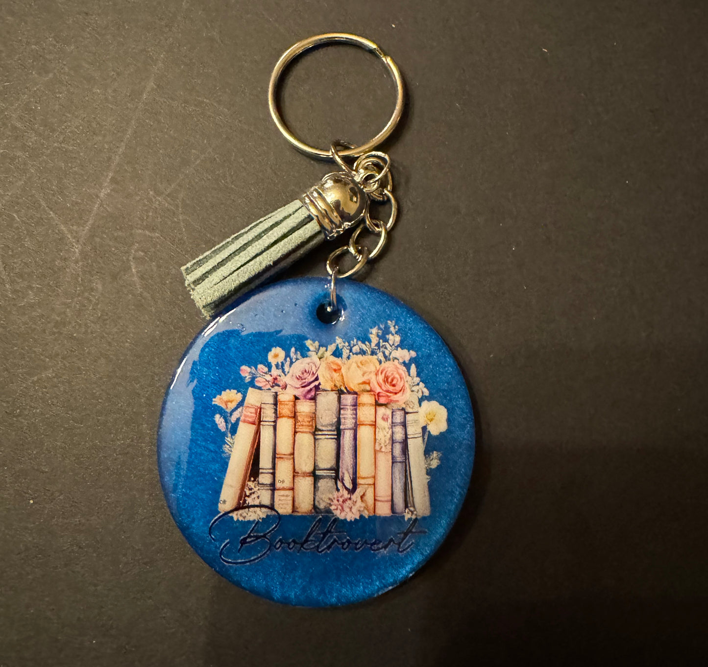 Bookish Quote Resin Keychain