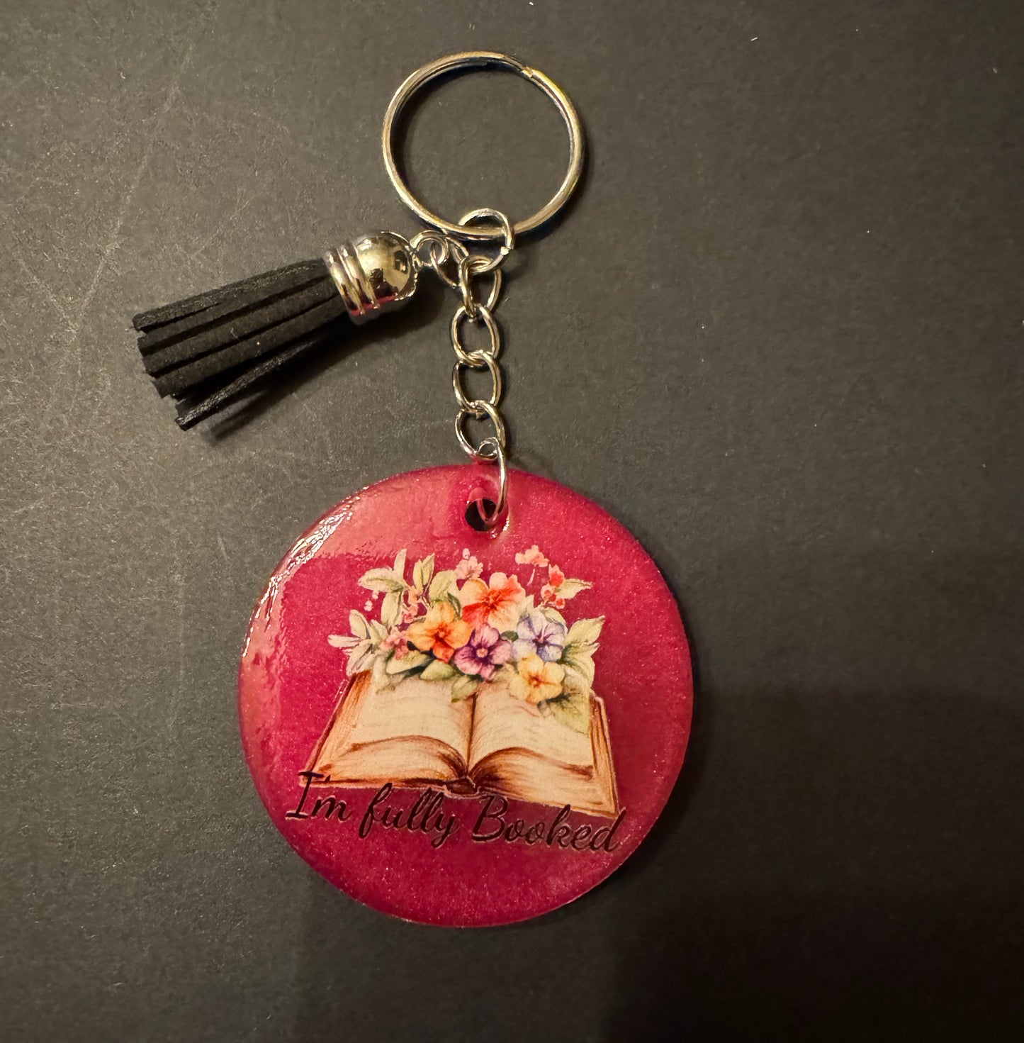 Bookish Quote Resin Keychain