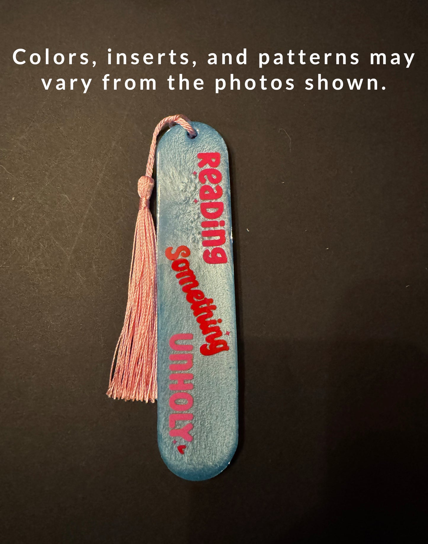 Spicy Quote Resin Bookmark