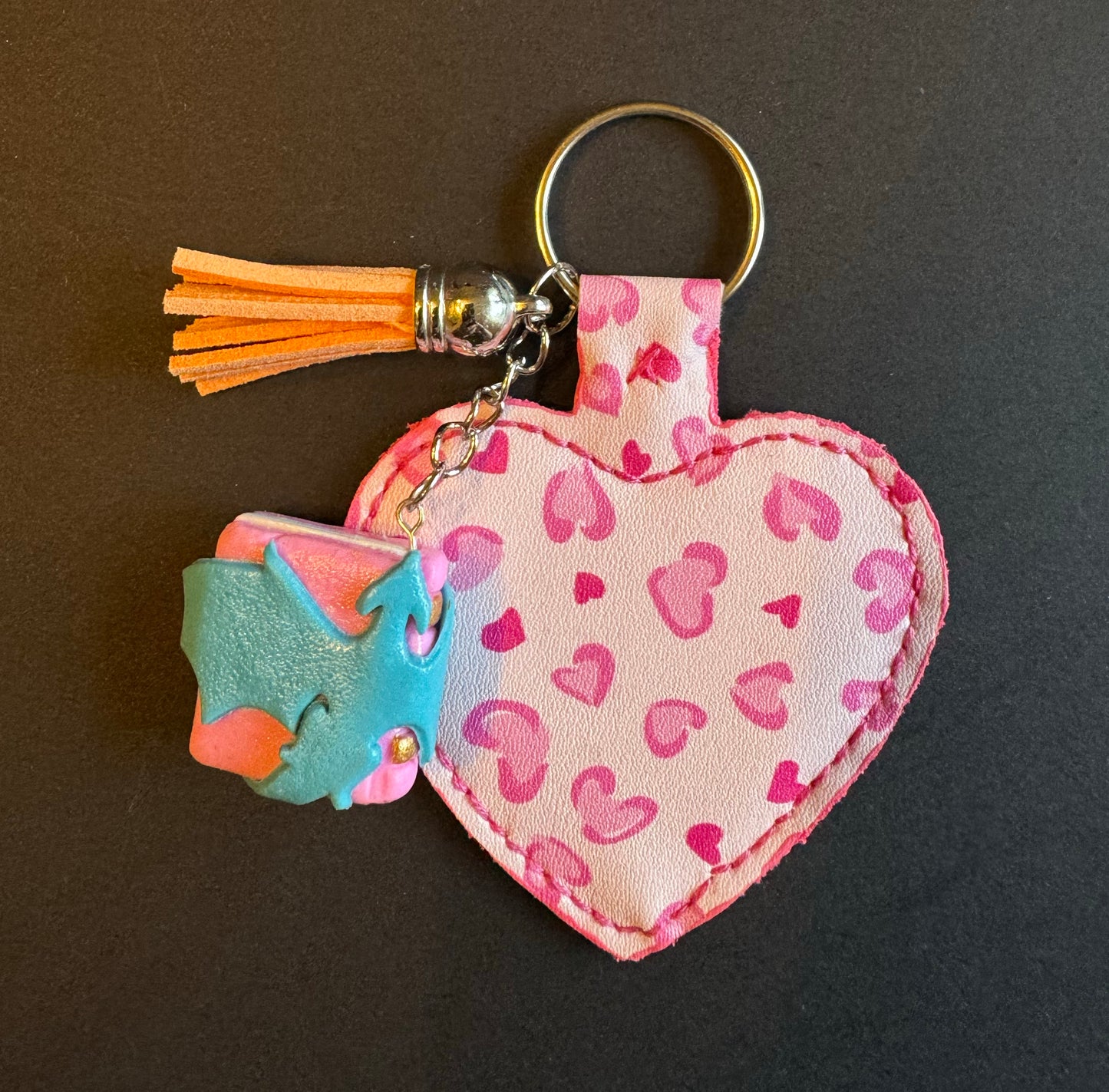 Dragon’s Hoard Bookstack Keychain