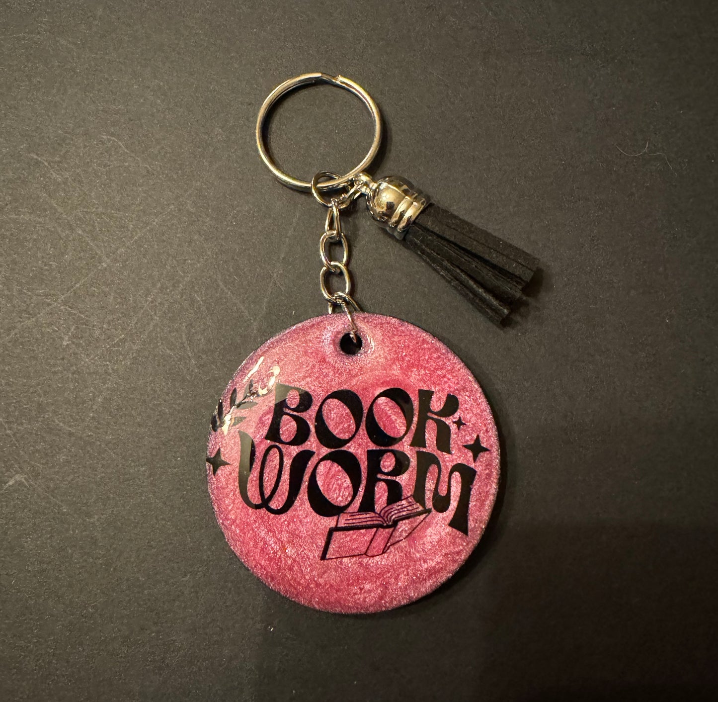 Bookish Quote Resin Keychain