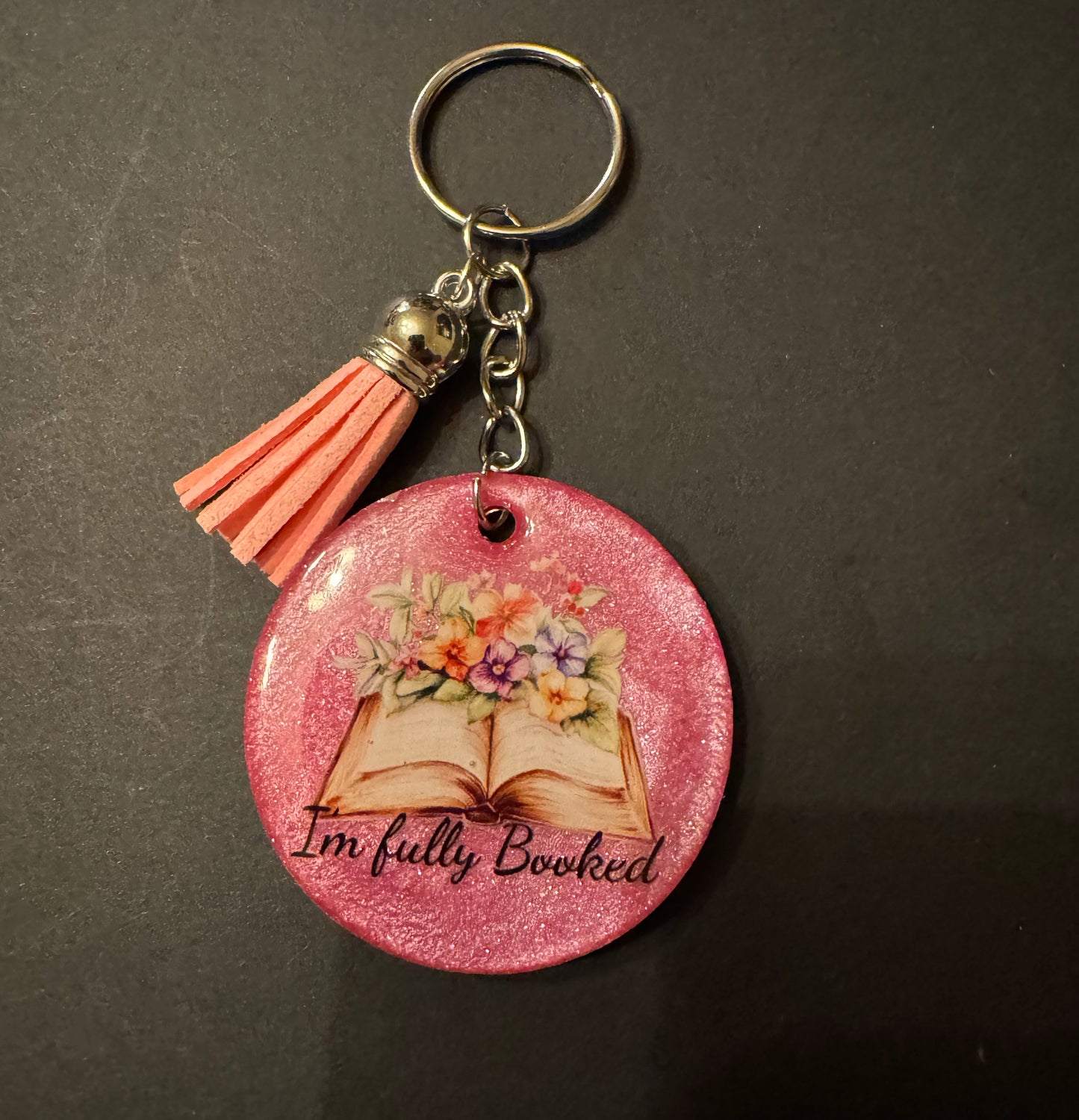 Bookish Quote Resin Keychain