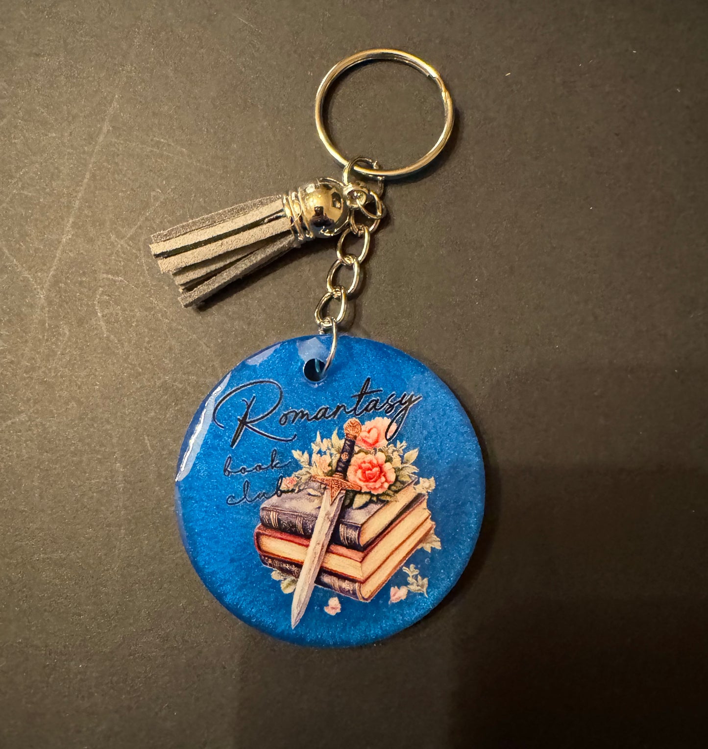 Bookish Quote Resin Keychain