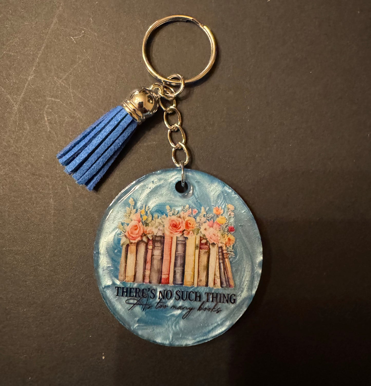 Bookish Quote Resin Keychain