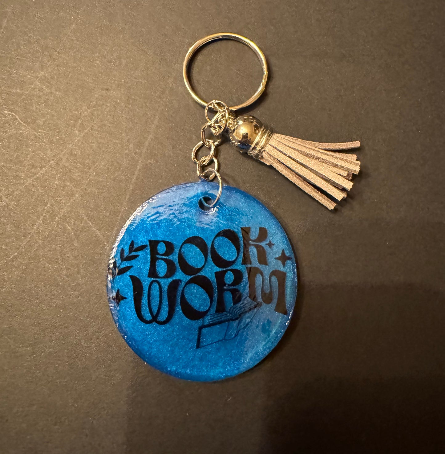 Bookish Quote Resin Keychain