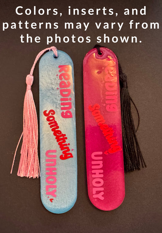 Spicy Quote Resin Bookmark