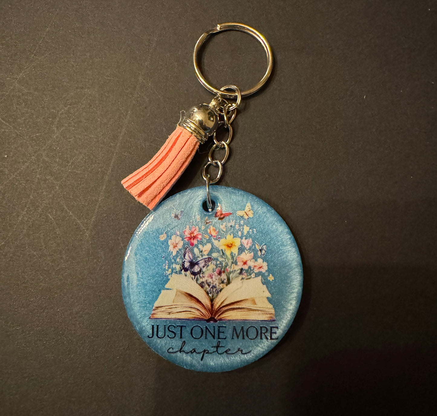 Bookish Quote Resin Keychain