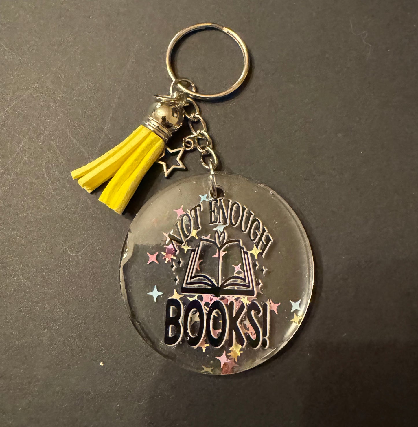 Bookish Quote Resin Keychain