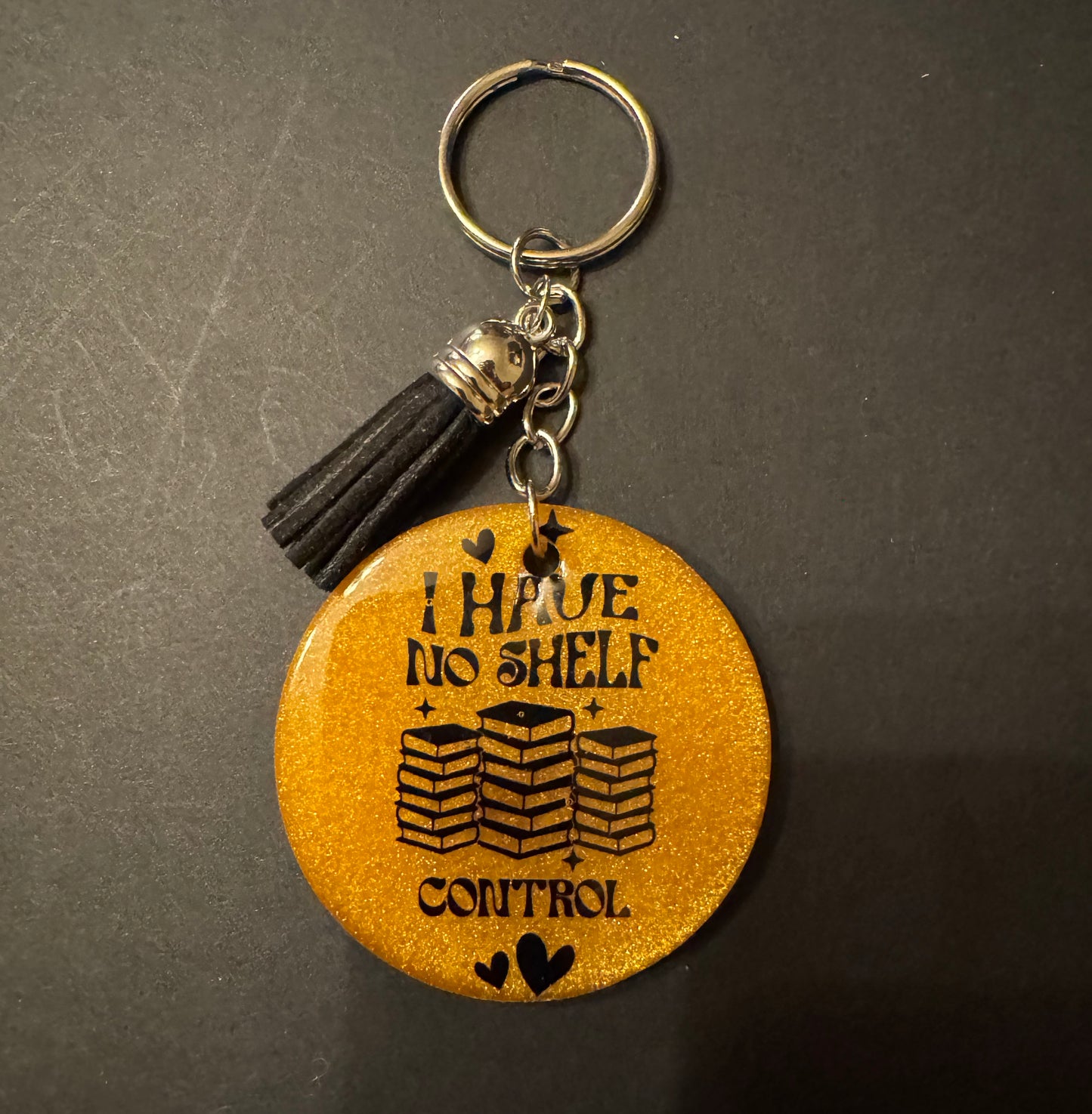 Bookish Quote Resin Keychain