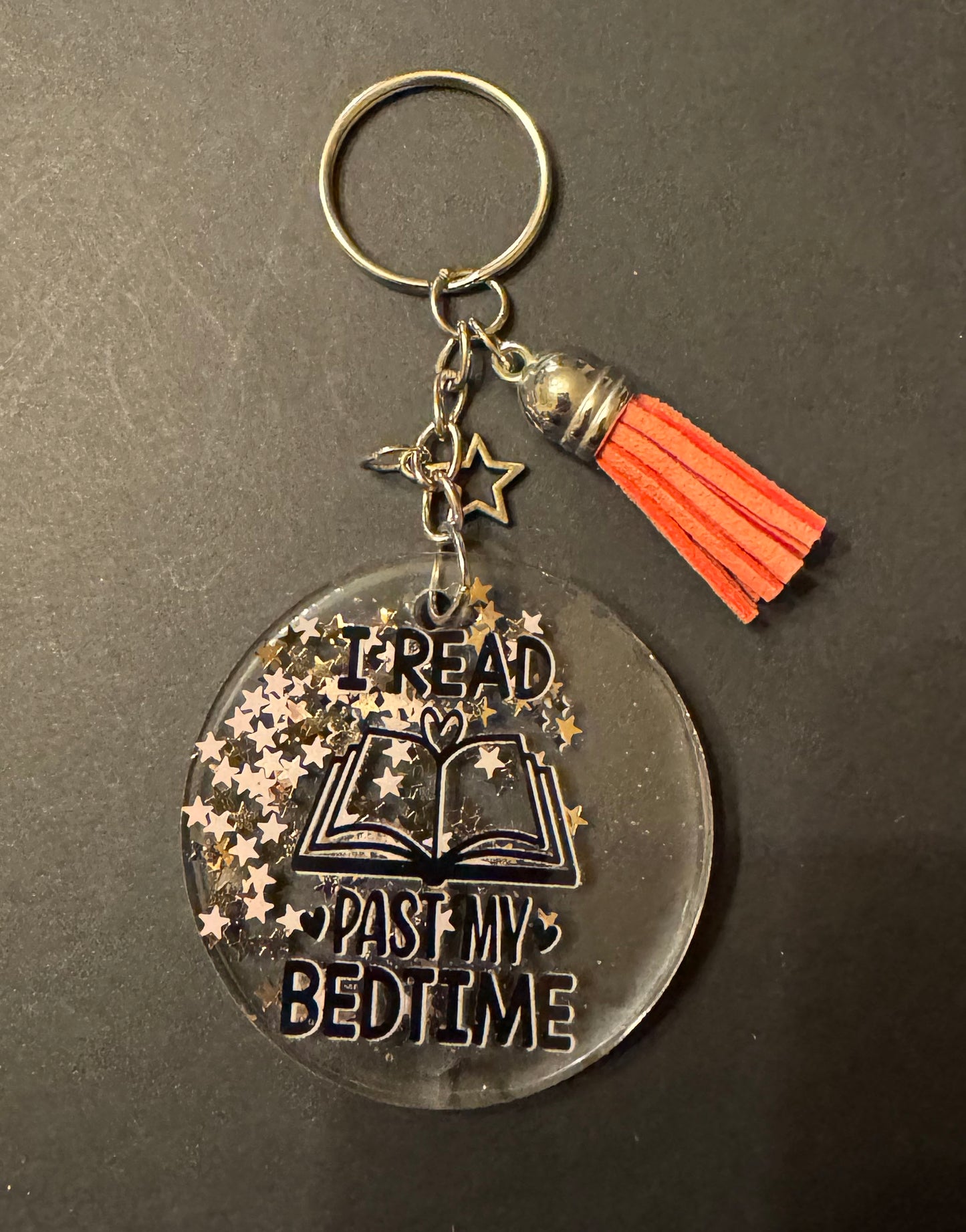 Bookish Quote Resin Keychain