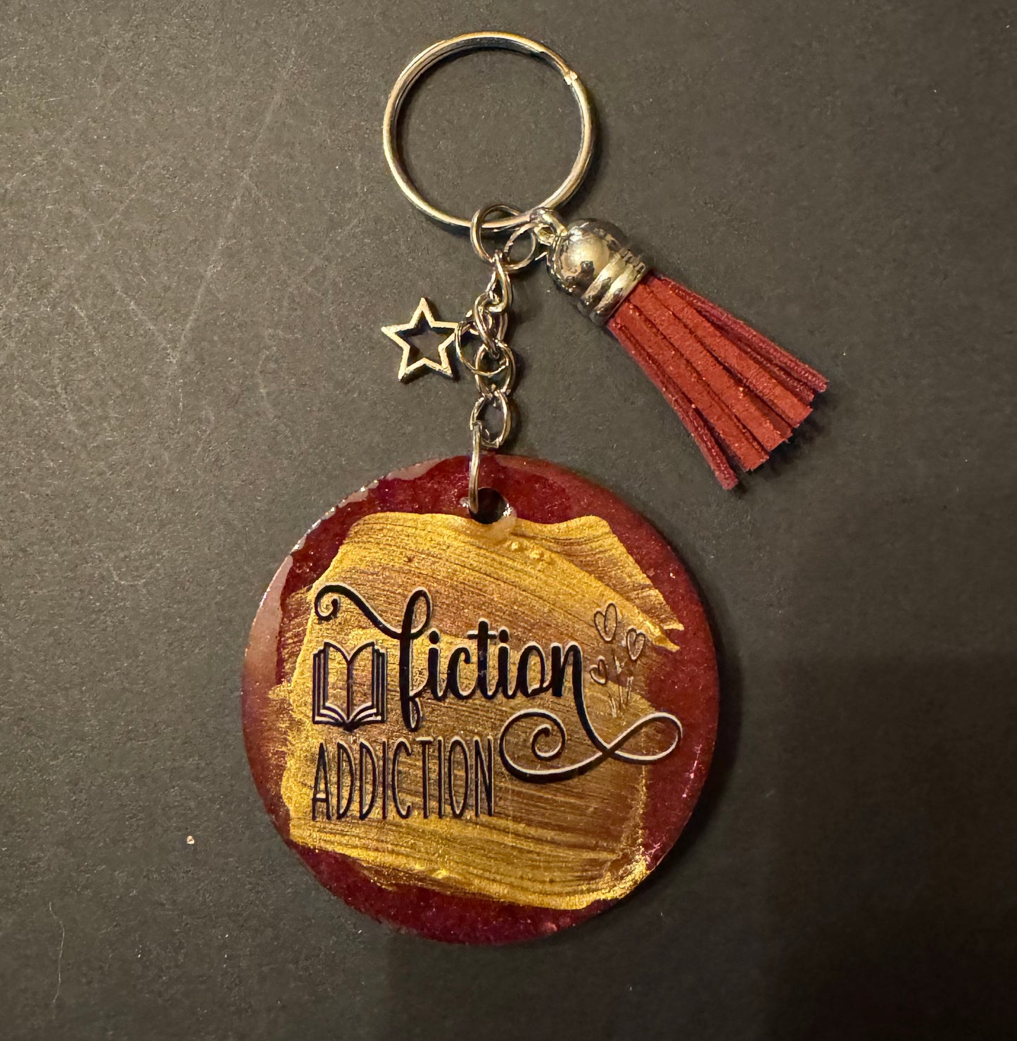 Bookish Quote Resin Keychain