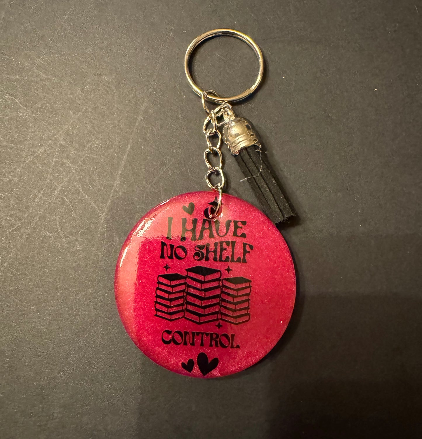 Bookish Quote Resin Keychain