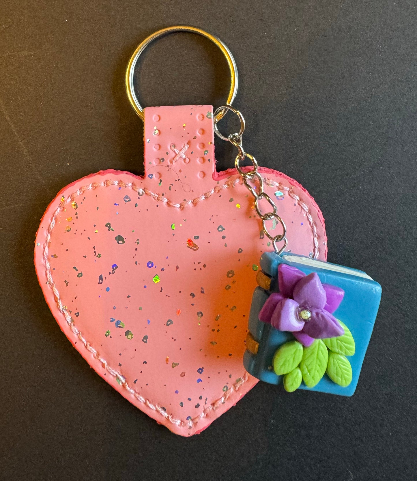 Dragon’s Hoard Bookstack Keychain