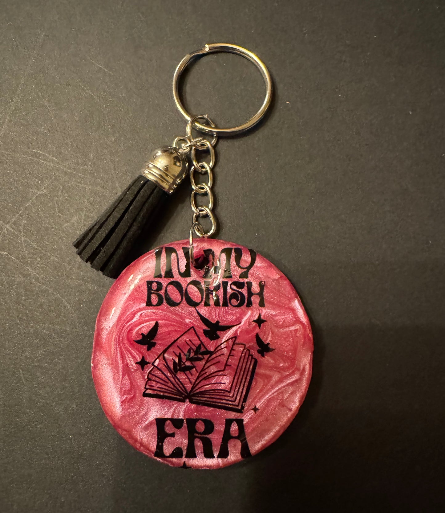 Bookish Quote Resin Keychain