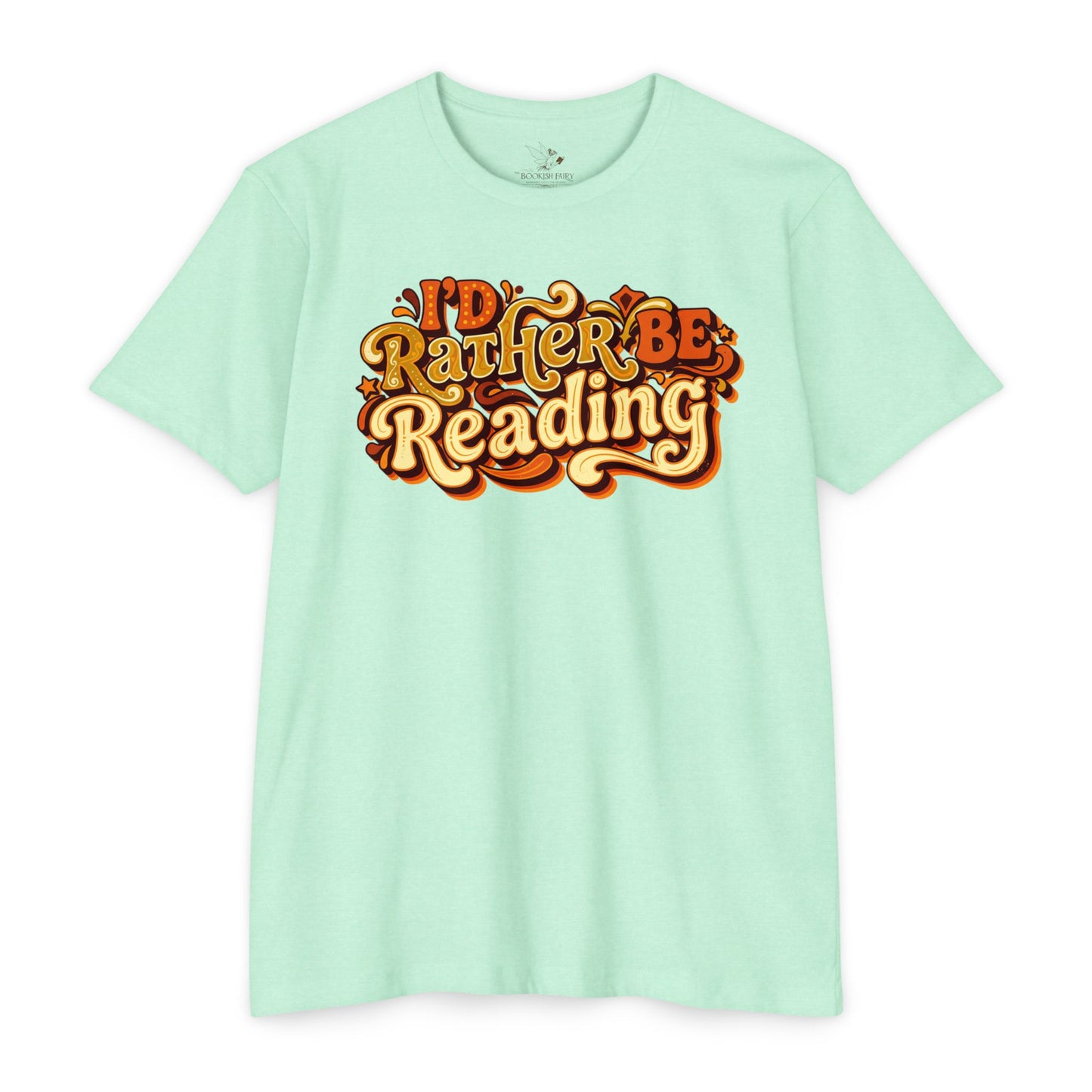 I'd Rather Be Reading T-Shirt – Retro Book Lover Tee